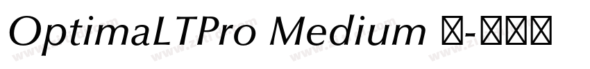 OptimaLTPro Medium 中字体转换